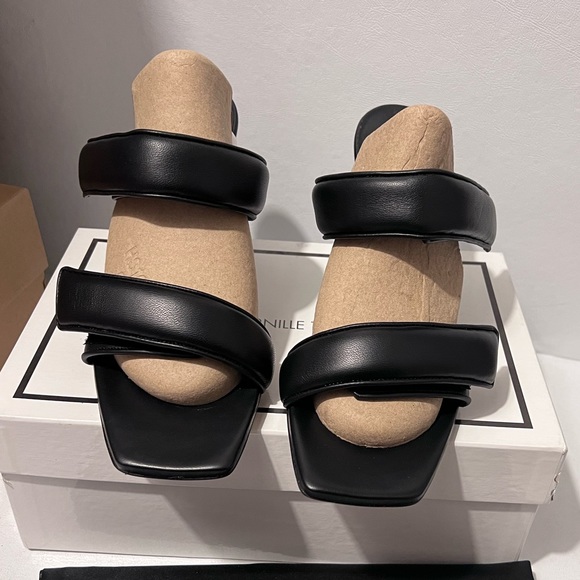 Gia x Pernille Perni 03 Two-Strap Padded Leather Sandals classic stylish casual - Picture 2 of 7